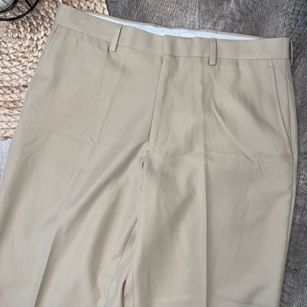 Walter Hagen mens flat front khaki golf pants size 34x32 NWOT - Picture 5 of 8